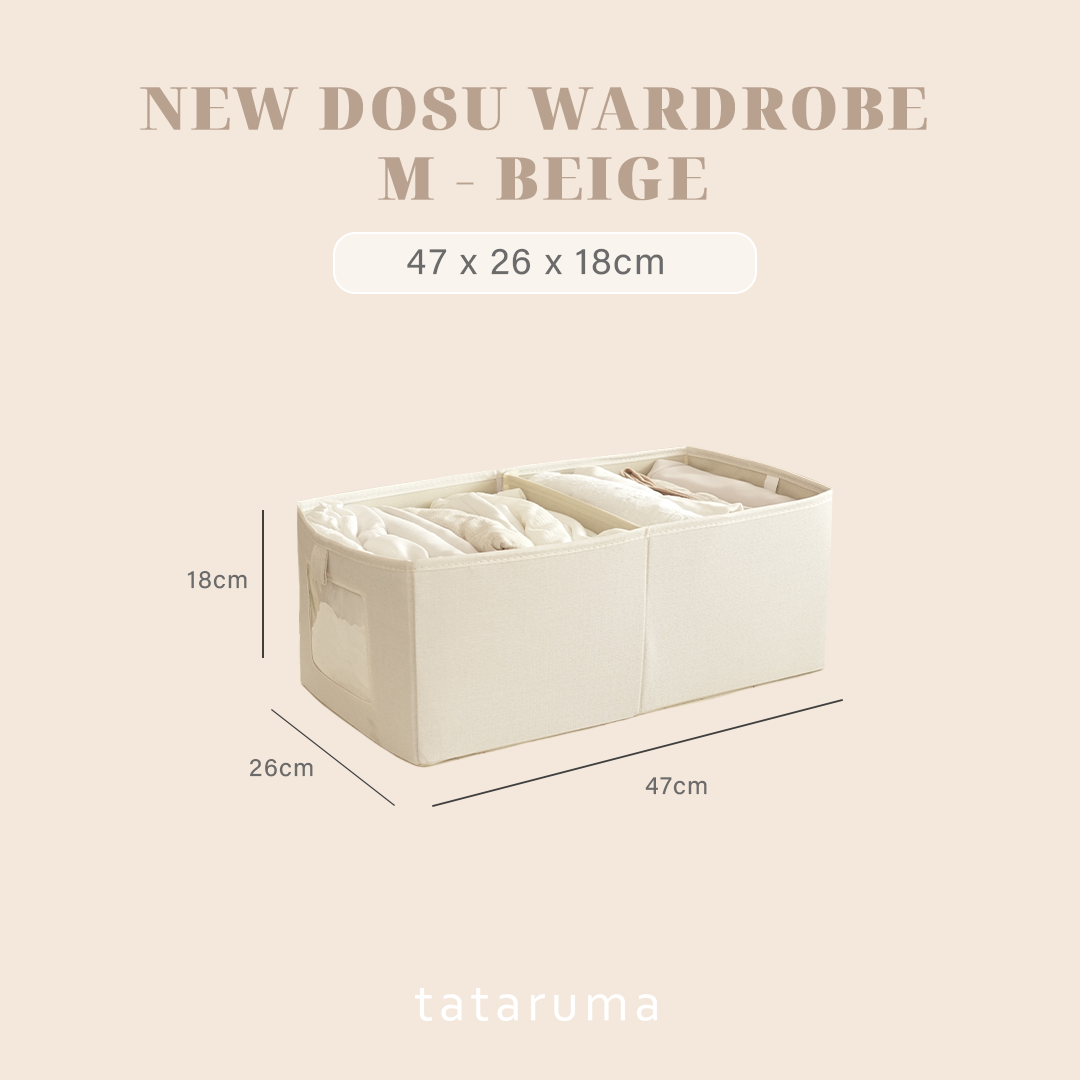 NEW DOSU WARDROBE - Storage Box Organizer Lemari Pakaian dengan Sekat