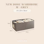 NEW DOSU WARDROBE - Storage Box Organizer Lemari Pakaian dengan Sekat