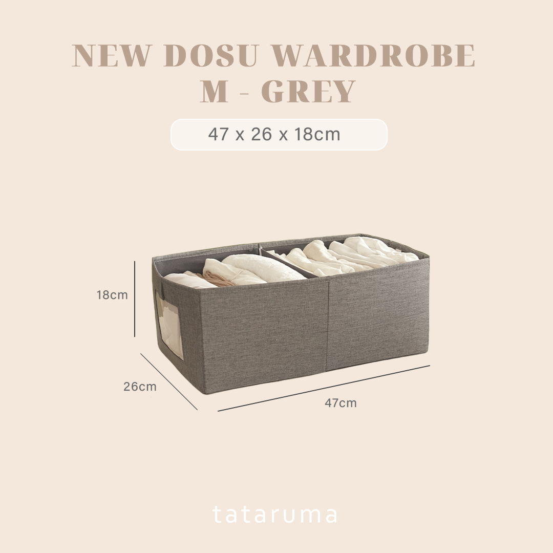 NEW DOSU WARDROBE - Storage Box Organizer Lemari Pakaian dengan Sekat