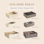 NEW DOSU SEKAT - Storage Organizer Lemari Pakaian dengan Sekat Bisa Ditumpuk