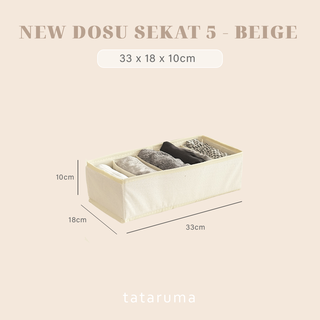 NEW DOSU SEKAT - Storage Organizer Lemari Pakaian dengan Sekat Bisa Ditumpuk
