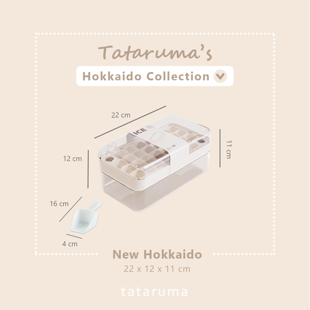 TATARUMA Hokkaido - Ice Cube Maker Press Tekan 2 Tingkat Cetakan Es Batu Food Grade