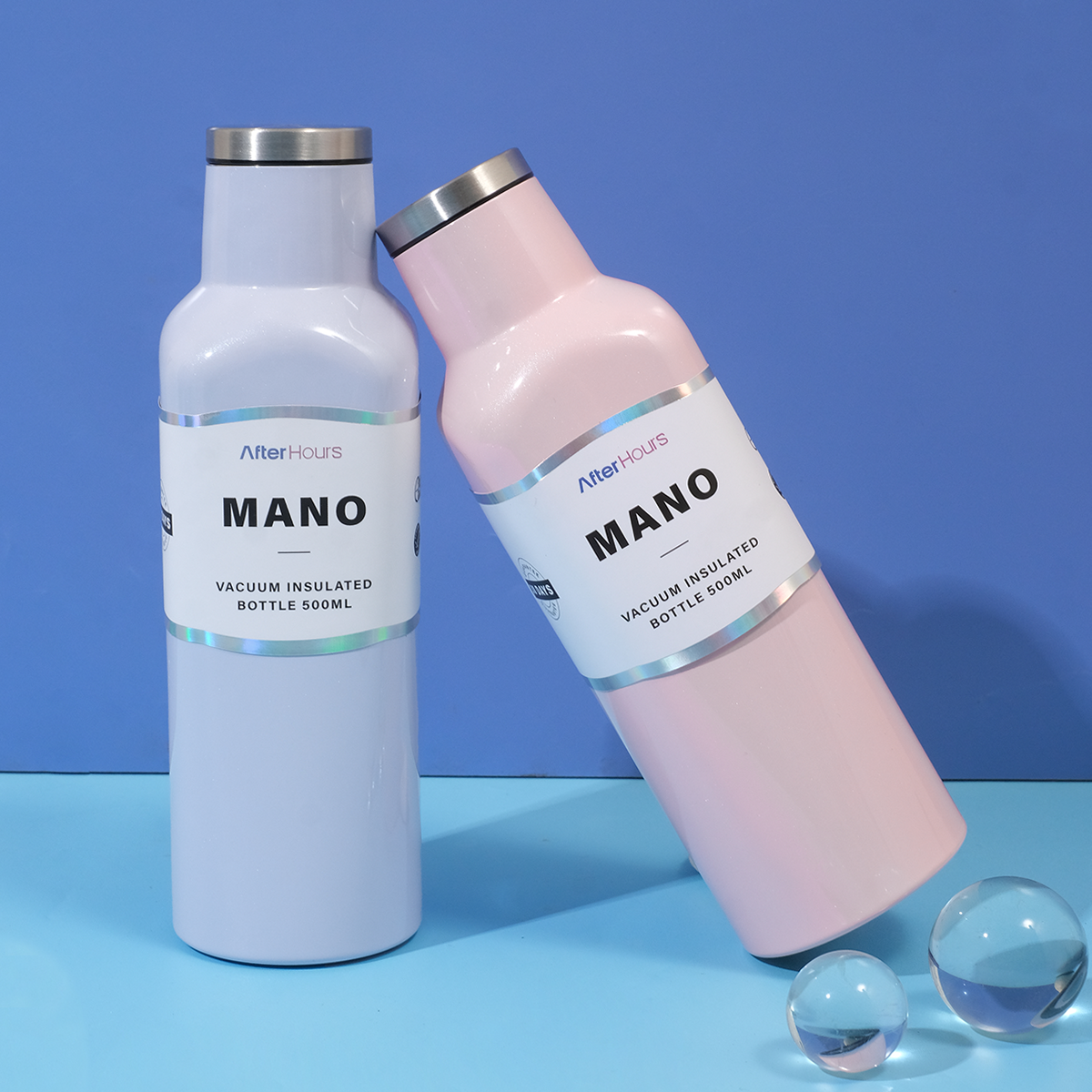 NEW MANO - Tumbler Vacuum Insulated Bottle 500ml Tahan Panas Dingin  Stainless Steel 304
