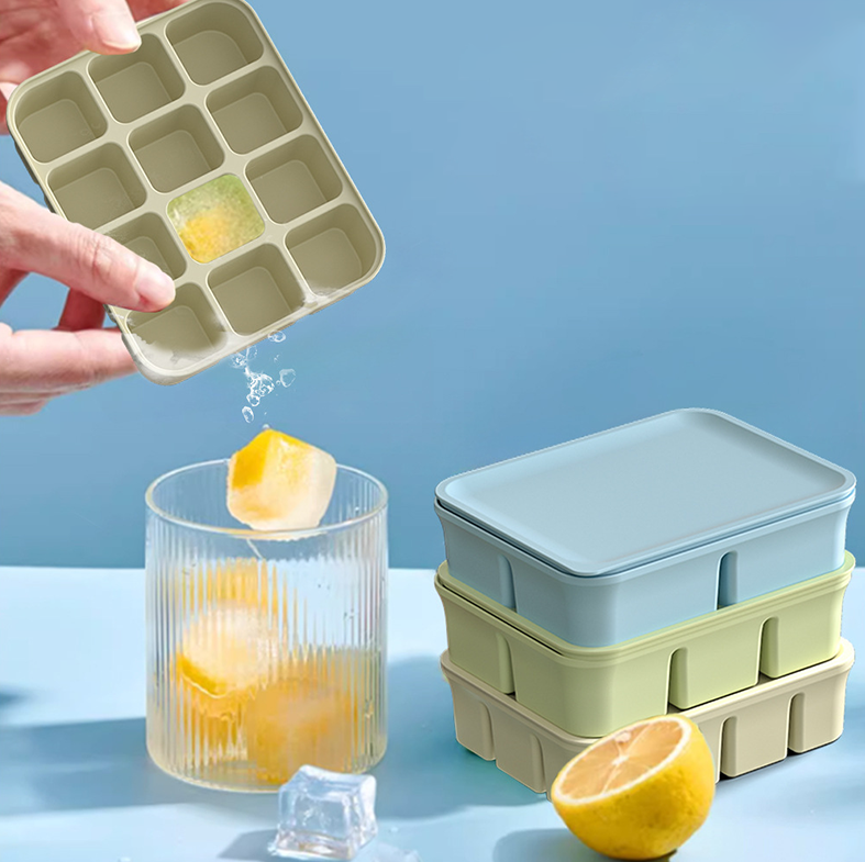 NEW OHAYU - Cetakan Wadah MPASI/Kaldu/Es Batu BPA FREE Sekat Food Prep Nasi Lauk Porsian  Silicone Tahan Panas Dingin