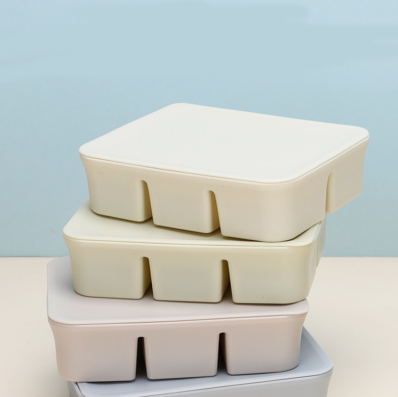 NEW OHAYU - Cetakan Wadah MPASI/Kaldu/Es Batu BPA FREE Sekat Food Prep Nasi Lauk Porsian  Silicone Tahan Panas Dingin