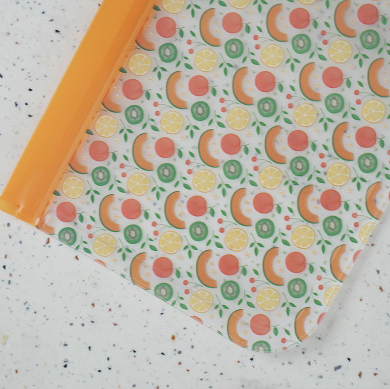 NEW POCHI - Reusable Ziplock Silicone Silikon Pouch Bag Set isi 3pcs Tas Penyimpanan Makanan Kedap Udara Anti Bocor Fridge Organizer Container Kontainer Kulkas