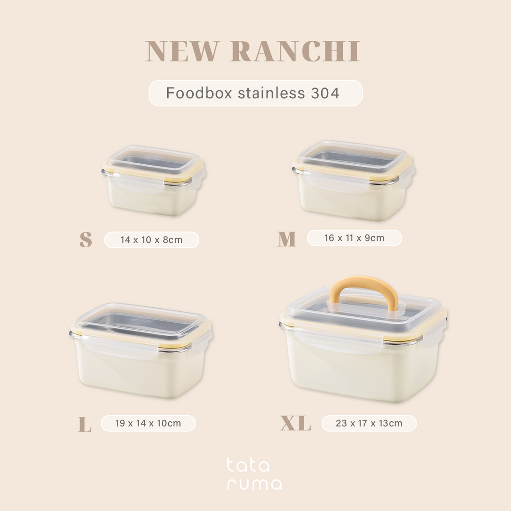 NEW RANCHI - Food Box Stainless 304 Anti Bocor Tahan Panas Dingin