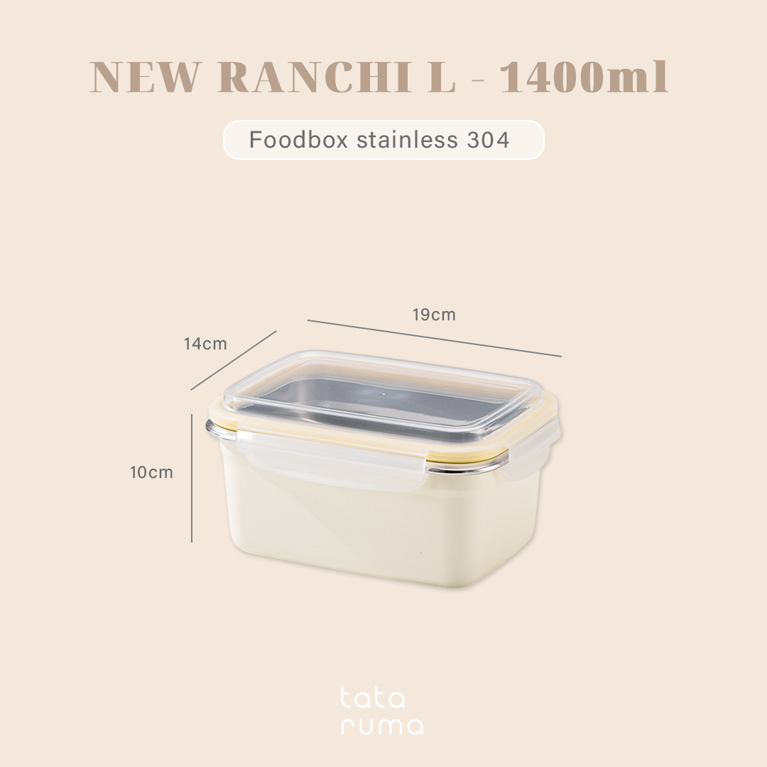 NEW RANCHI - Food Box Stainless 304 Anti Bocor Tahan Panas Dingin
