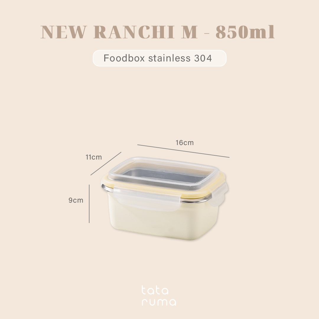 NEW RANCHI - Food Box Stainless 304 Anti Bocor Tahan Panas Dingin