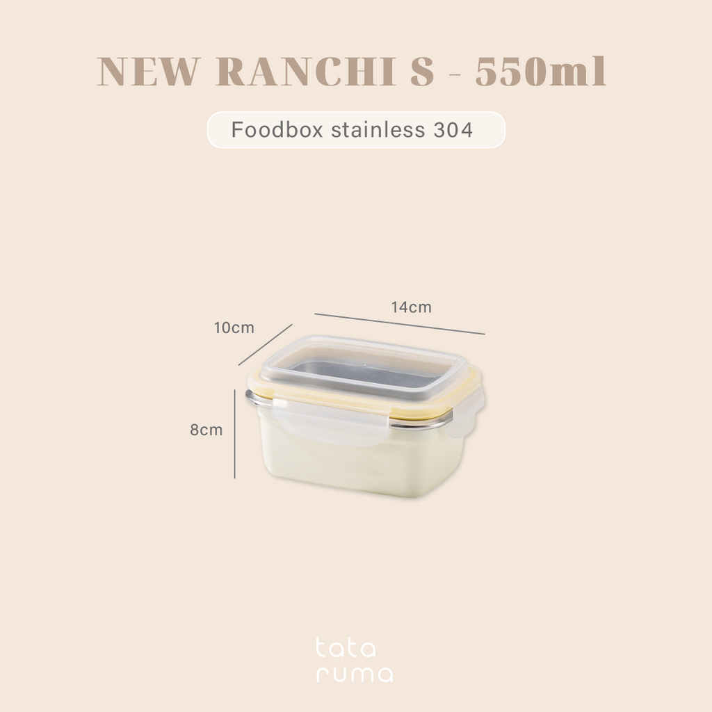 NEW RANCHI - Food Box Stainless 304 Anti Bocor Tahan Panas Dingin