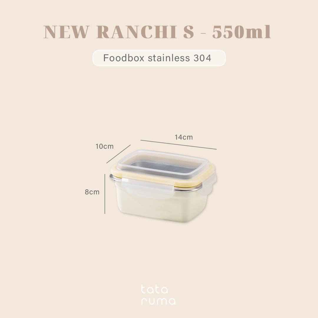 NEW RANCHI - Food Box Stainless 304 Anti Bocor Tahan Panas Dingin