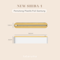 NEW SHIBA - Dispenser Cling Wrap/Foil/Baking Paper Rak Gantung Pemotong Plastik dan Tempat Tisu Gulu