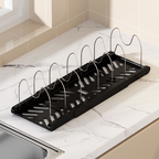 NEW TOKKU -  Rak Panci Dapur Adjustable Multifungsi Kitchen Rack Talenan Tutup Panci Pan Kabinet Lemari Countertop