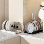 NEW TOKKU -  Rak Panci Dapur Adjustable Multifungsi Kitchen Rack Talenan Tutup Panci Pan Kabinet Lemari Countertop