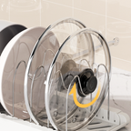 NEW TOKKU -  Rak Panci Dapur Adjustable Multifungsi Kitchen Rack Talenan Tutup Panci Pan Kabinet Lemari Countertop