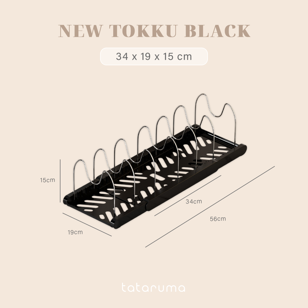 NEW TOKKU -  Rak Panci Dapur Adjustable Multifungsi Kitchen Rack Talenan Tutup Panci Pan Kabinet Lemari Countertop