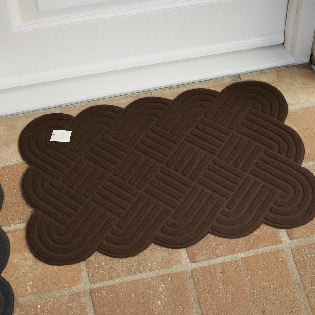 NEW  UMOTTO - Keset Non-slip Outdoor Depan Pintu Rubber tebal  Motif Estetik