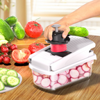 NEW USUI - Pemotong Sayur Premium Multifungsi 8 in 1 Potong Parut Dadu Bawang Kentang Wortel Timun