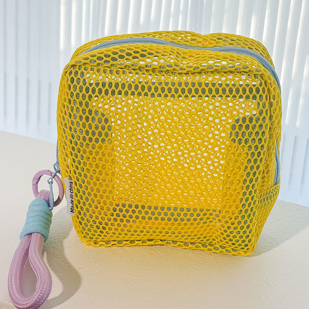 NIJI - Tofu Mesh Bag Pouch Tahu Tas Make Up Travel Y2K