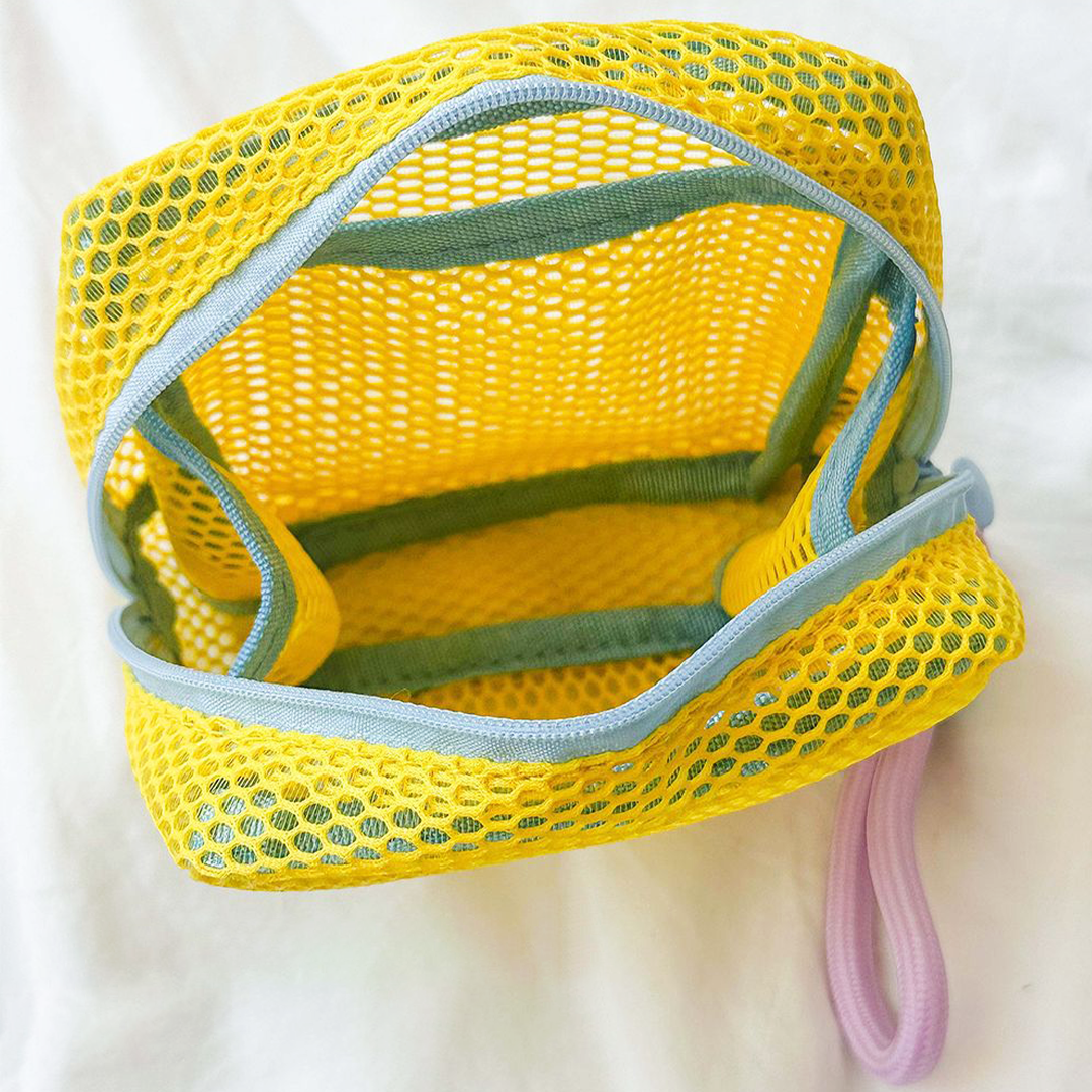 NIJI - Tofu Mesh Bag Pouch Tahu Tas Make Up Travel Y2K