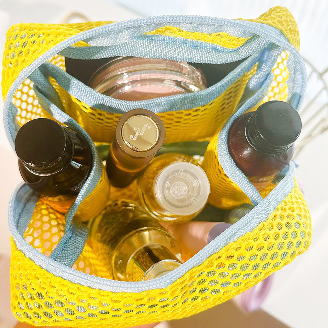 NIJI - Tofu Mesh Bag Pouch Tahu Tas Make Up Travel Y2K