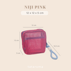 NIJI - Tofu Mesh Bag Pouch Tahu Tas Make Up Travel Y2K