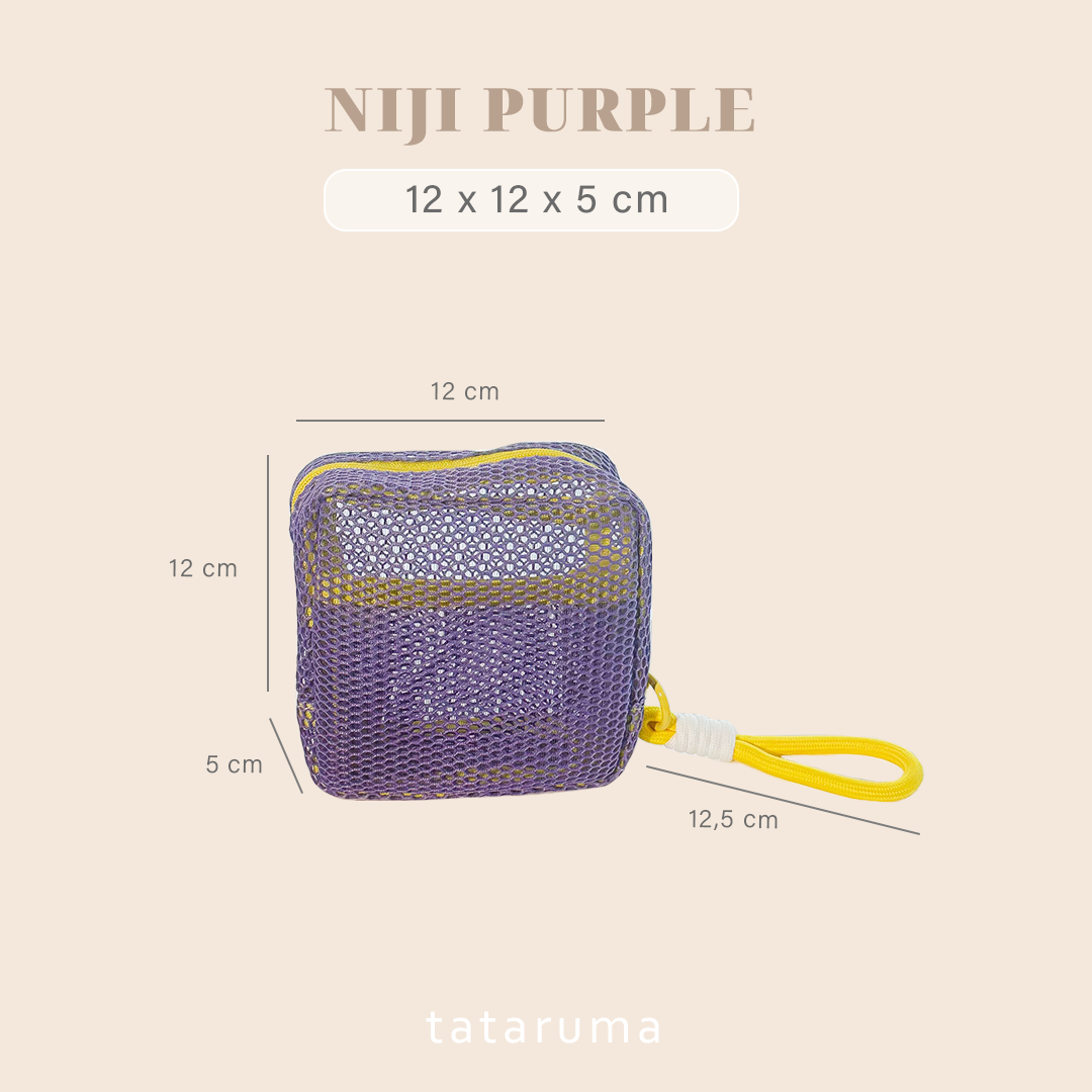 NIJI - Tofu Mesh Bag Pouch Tahu Tas Make Up Travel Y2K
