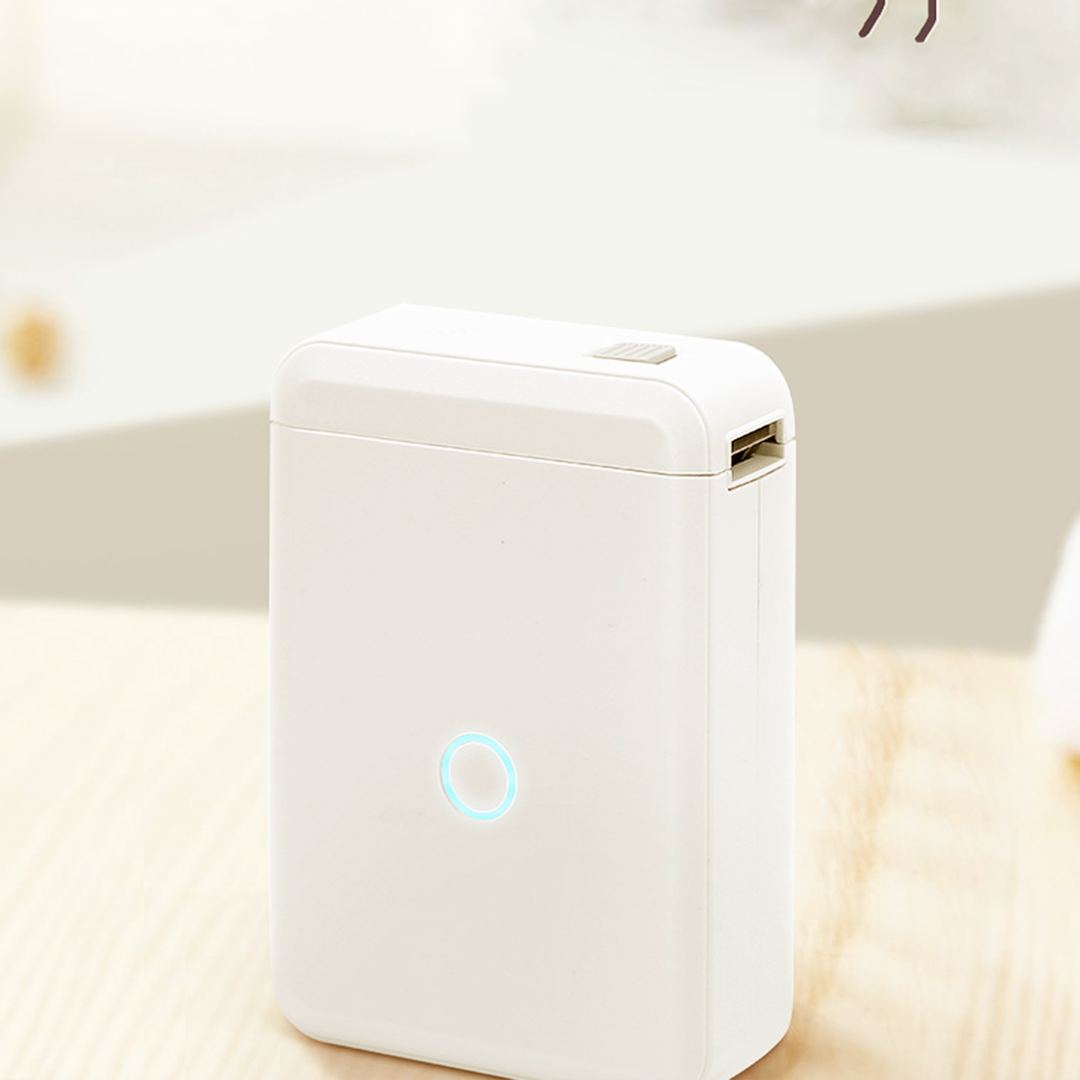 NOBI - Printer Label Thermal Bluetooth Portable Tahan Air Anti Robek Putih Roll Sticker
