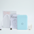 NOBI - Printer Label Thermal Bluetooth Portable Tahan Air Anti Robek Putih Roll Sticker