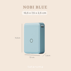 NOBI - Printer Label Thermal Bluetooth Portable Tahan Air Anti Robek Putih Roll Sticker