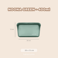 NOONA - Premium Reusable Silicone Pouch Foodgrade BPA Free Tahan Microwave Freezer