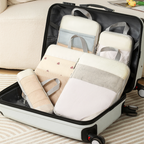 NORA - Tas Organizer Travel Kantung Packing 6 in 1 Kompresi Koper Expandable
