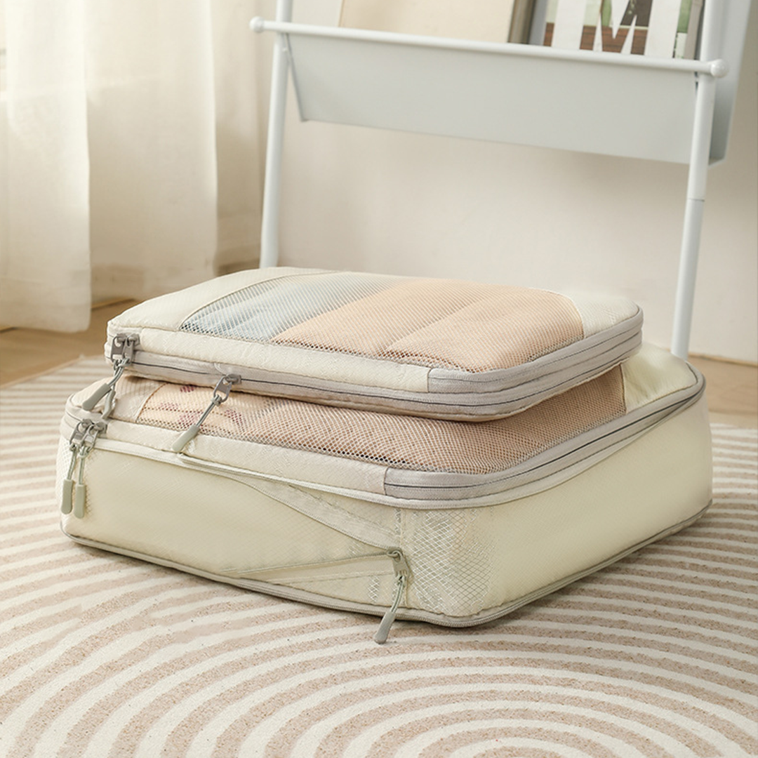 NORA - Tas Organizer Travel Kantung Packing 6 in 1 Kompresi Koper Expandable