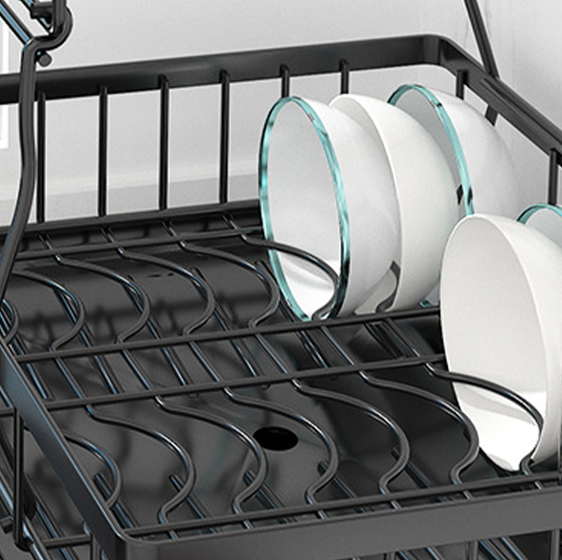 NORI - Rak Piring Stainless 2 Tingkat Tempat Pengering Dapur