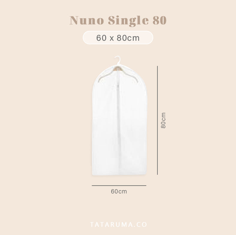 NUNO SINGLE - Cloth Cover Pembungkus Baju Pakaian Dalam Lemari