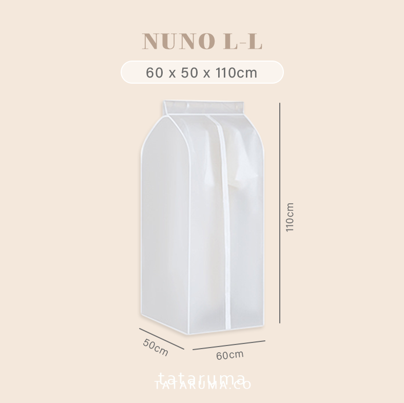 NUNO XL - Cloth Cover Pembungkus Baju Pakaian Dalam Lemari