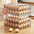 OBARU - Rak Tempat Telur Laci Tingkat Egg Storage Box Organizer Kulkas