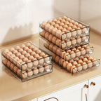 OBARU - Rak Tempat Telur Laci Tingkat Egg Storage Box Organizer Kulkas