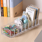 OBI - Organizer Akrilik Sekat Adjustable Serbaguna untuk Kabel Aksesoris Make Up Storage Bo