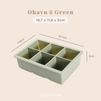 OHAYU - Cetakan Wadah MPASI/Kaldu/Es Batu BPA FREE Silicone