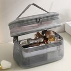 OMASA - Tas Jaring 2 Tingkat Pouch Make Up Kosmetik Skincare Travel Organizer