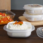 OMU - Food Storage Sayur Buah Nasi Kulkas/Bekal dengan Peniris