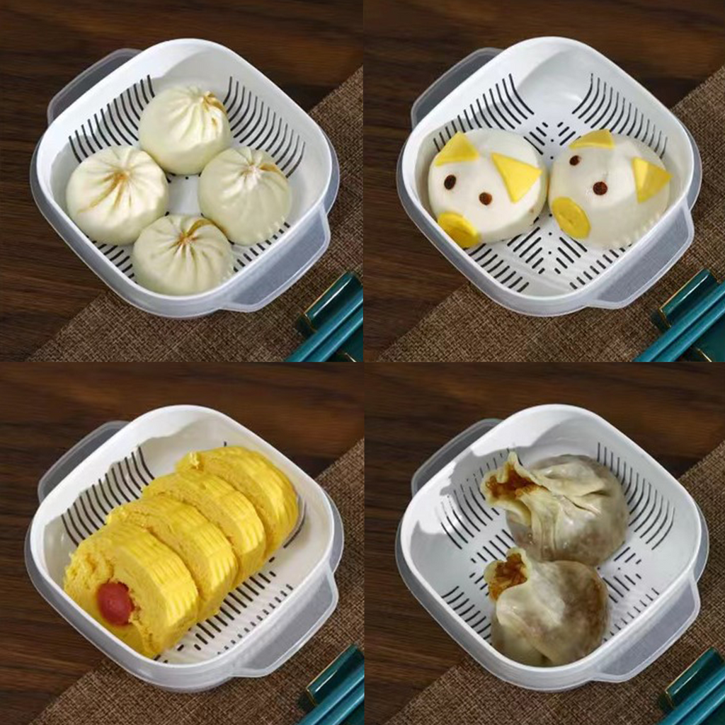 OMU - Food Storage Sayur Buah Nasi Kulkas/Bekal dengan Peniris