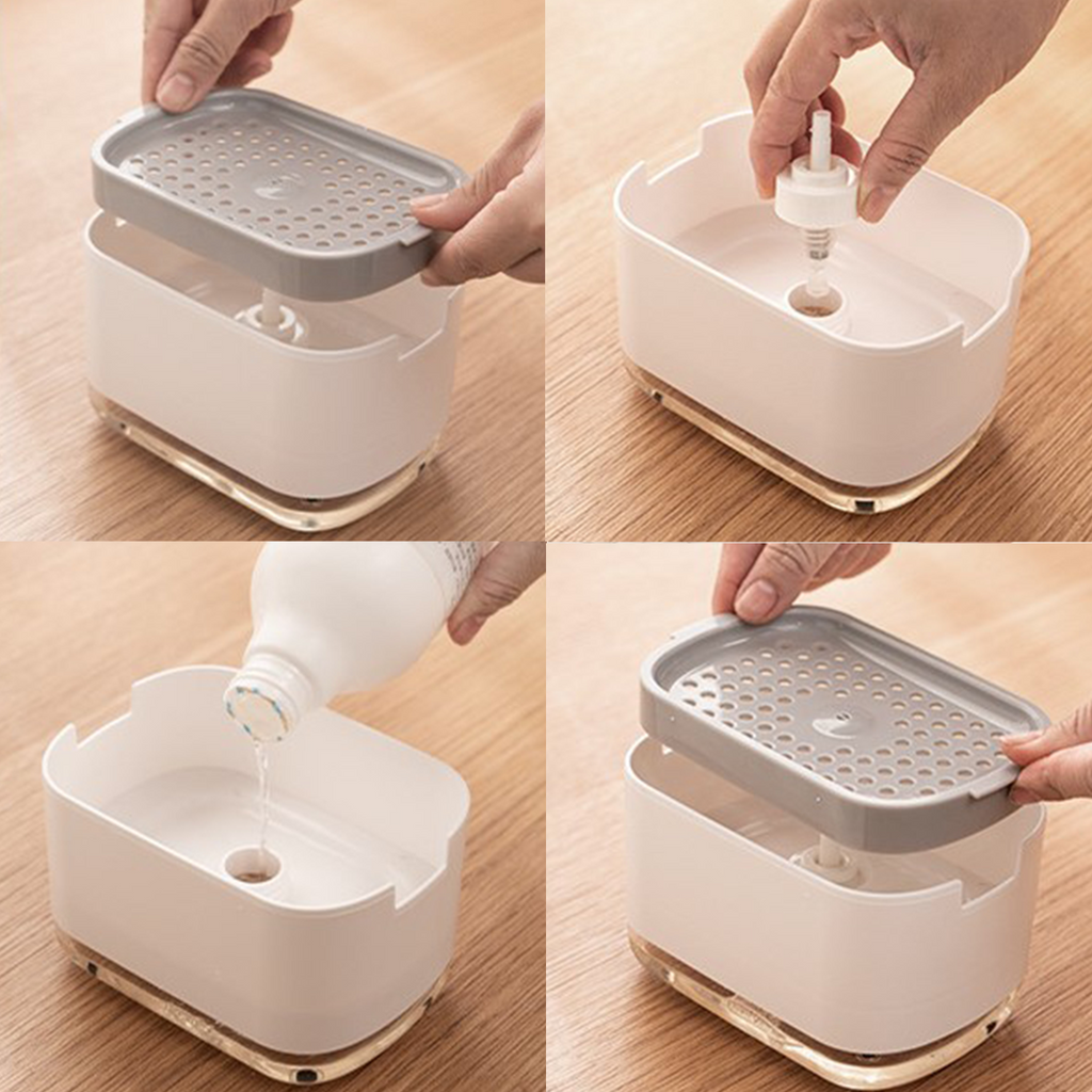 ONJI  - Dispenser Sabun Spons Tekan Busa
