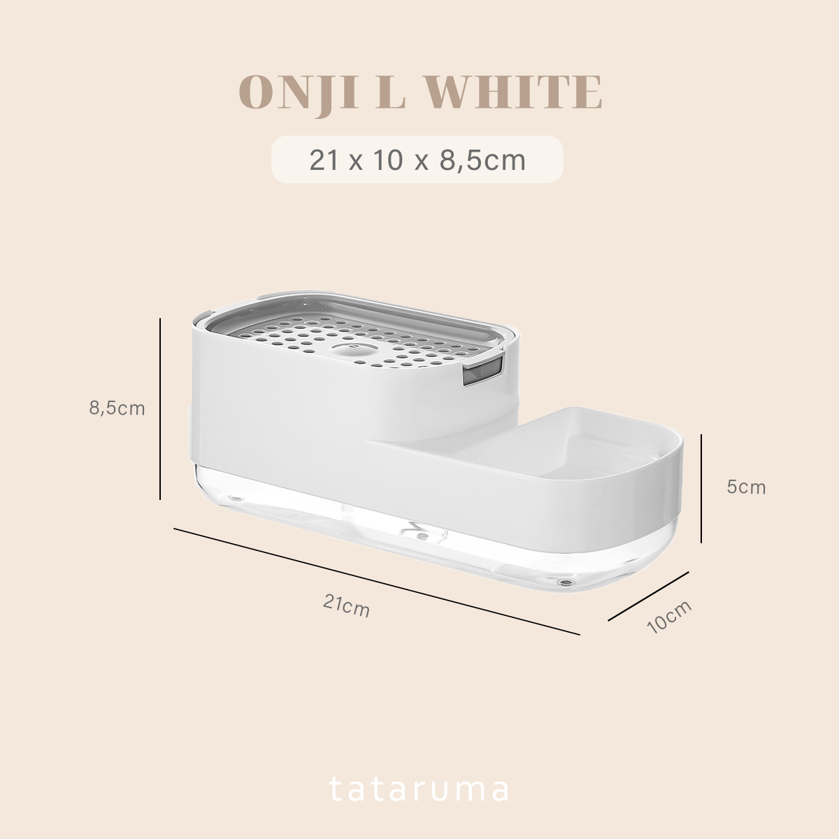 ONJI  - Dispenser Sabun Spons Tekan Busa