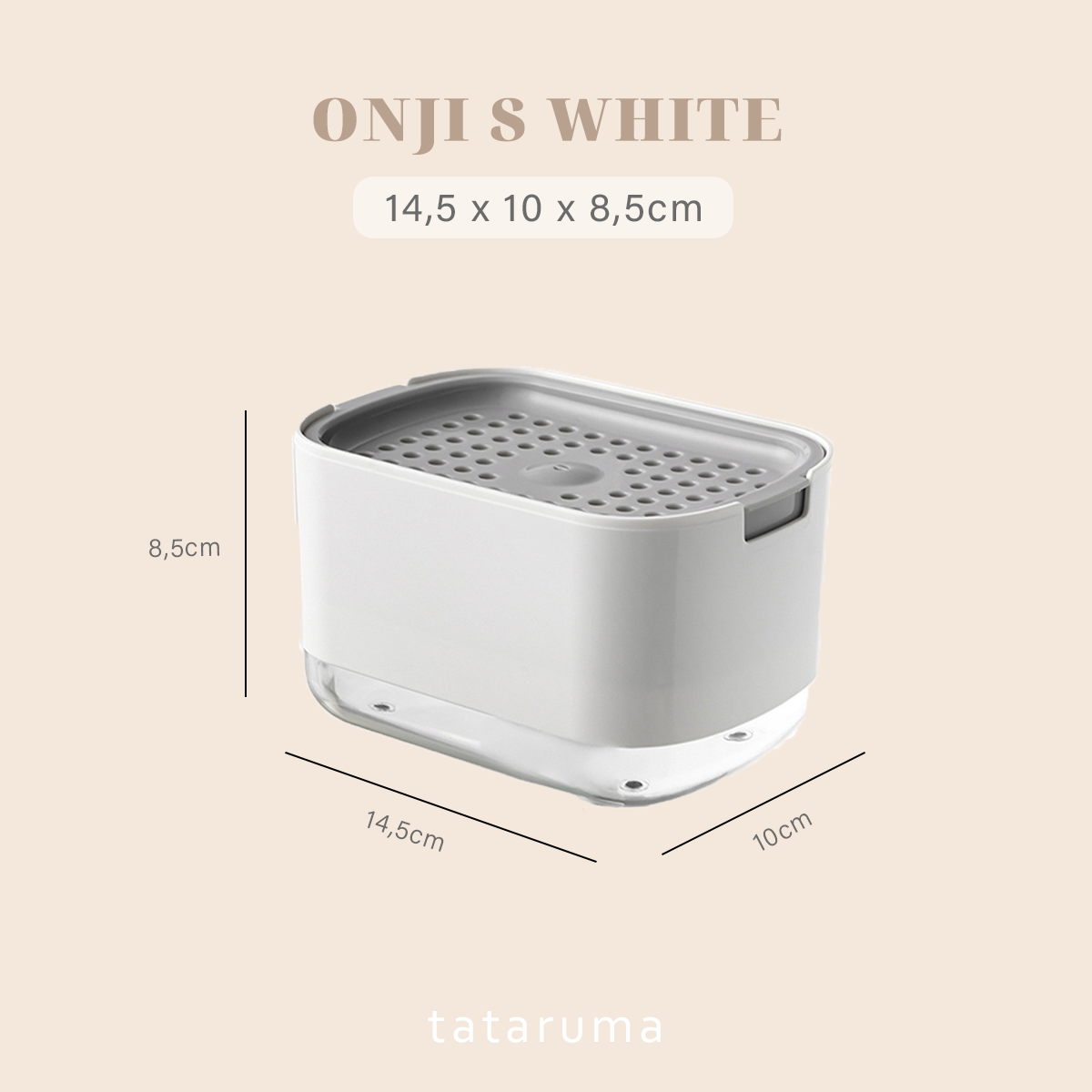 ONJI  - Dispenser Sabun Spons Tekan Busa