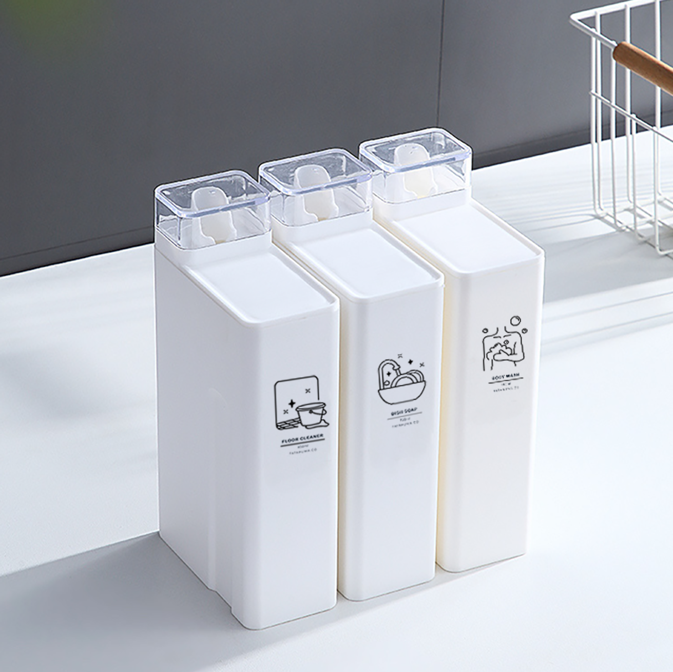 ORU - Botol Refill Estetik Minimalis Detergent Softener Laundry