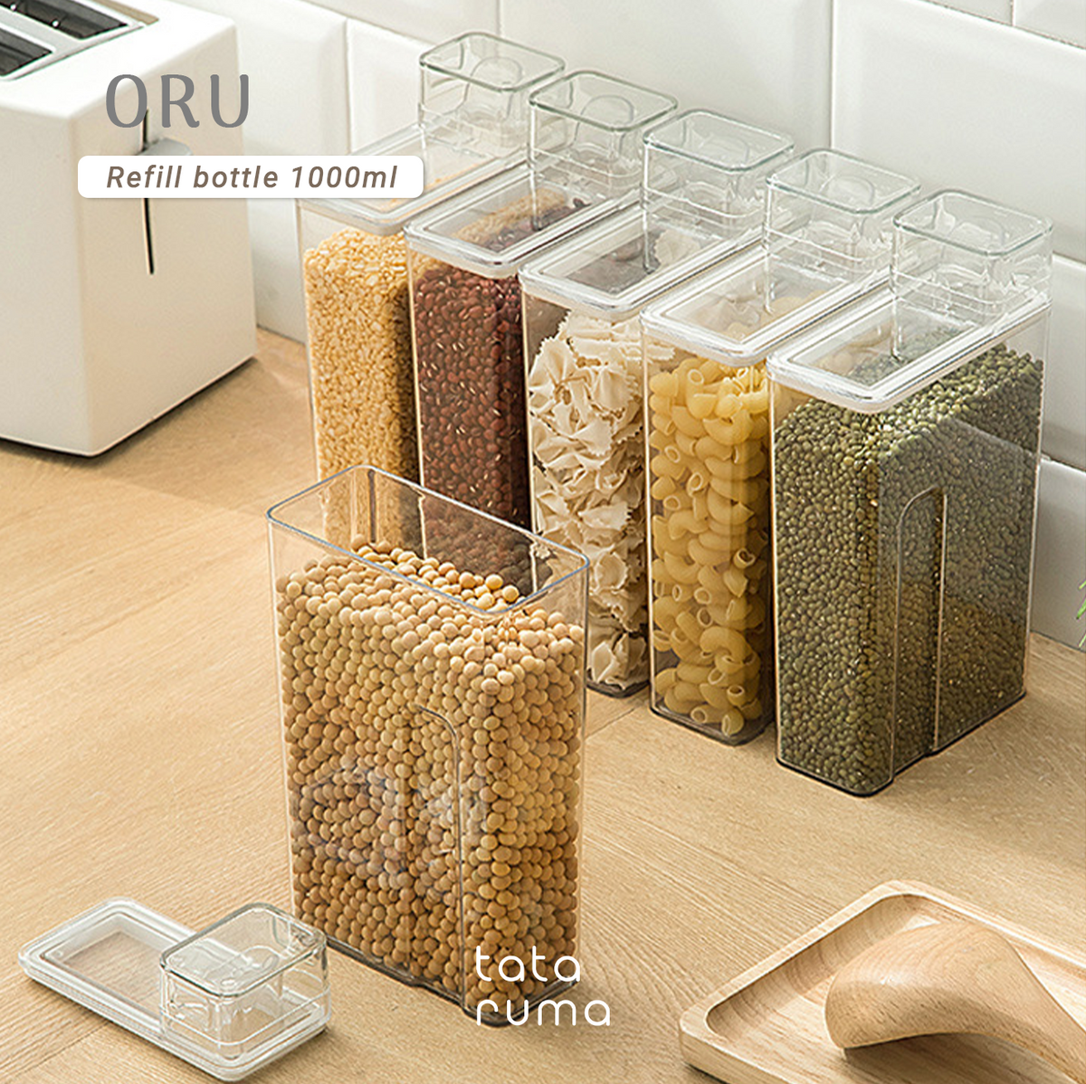 ORU - Botol Refill Estetik Minimalis Detergent Softener Laundry