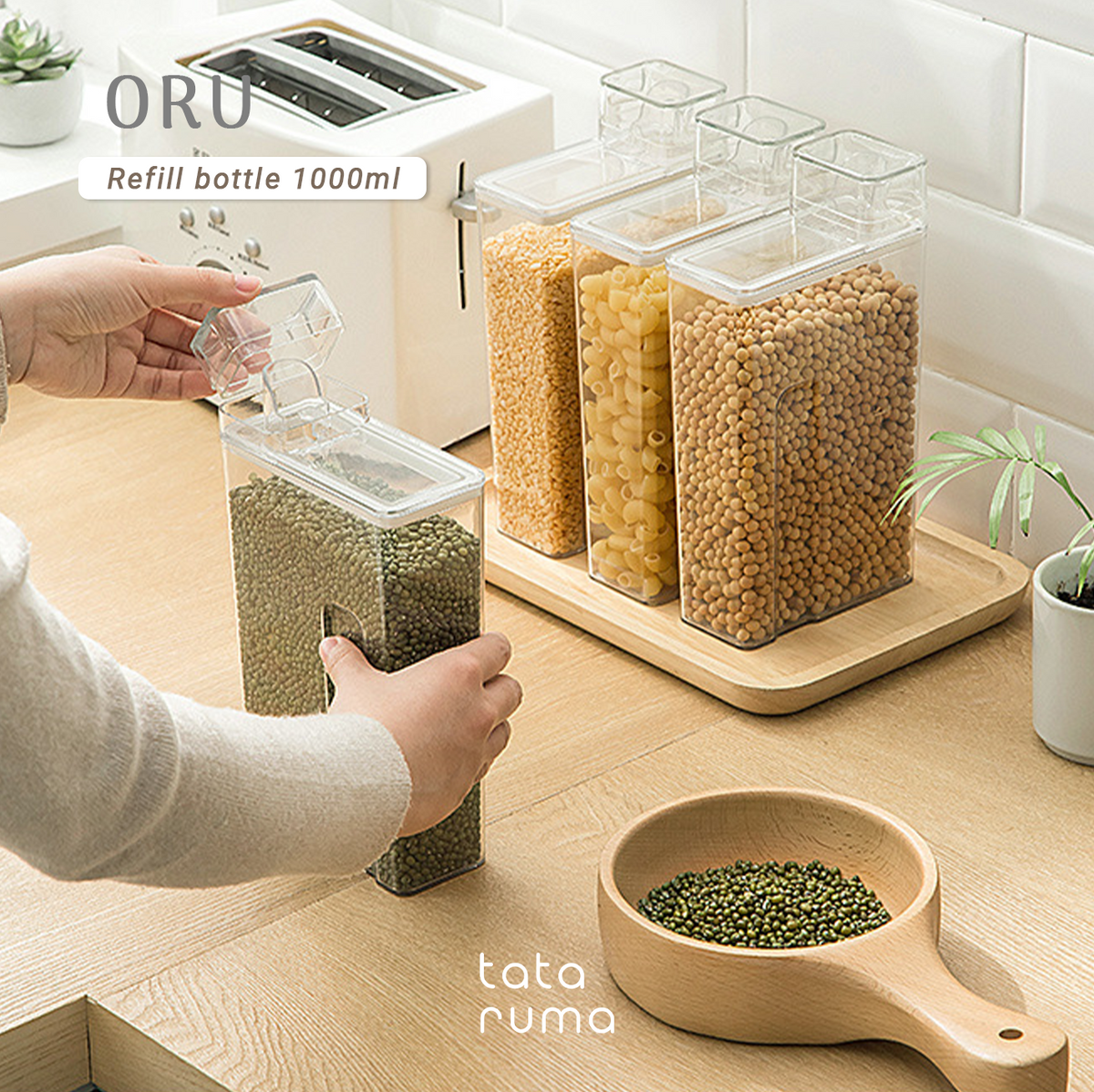 ORU - Botol Refill Estetik Minimalis Detergent Softener Laundry