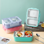 PANNA - Lunch Box Stainless 304 Sekat Kotak Bekal Anti Bocor Tumpah